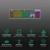 Klaviatūra HP K500Y/F USB Membrane Klaviatūra žaidimams RGB / ENG