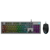 HP KM300F Klaviatūra žaidimams ir pelė USB / ENG / 6400DPI / RGB