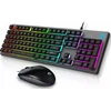 HP KM300F Klaviatūra žaidimams ir pelė USB / ENG / 6400DPI / RGB