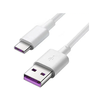 Huawei HL1289 Originalus USB-C duomenų kabelis 5A 1m baltas (masinis)