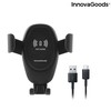 InnovaGoods V0103067 Air Vent Car Holder With Wireless Charging + Micro USB Cable Juodas