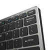 Inphic V780B belaidė Bluetooth klaviatūra (pilka)
