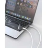 iPEAX TPU USB-C į USB-C kabelis, 1.5 m, 5 A, 100 W, Baltas