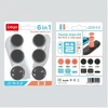 iPega SW2026B Thumb Grips JoyCon Controller for Nintendo Switch 2 6pcs juodos spalvos