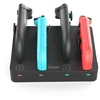 iPega SW2081 Charger Dock for JoyCon Controllers Nintendo Switch 1/2 Juodas