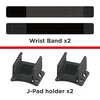 iPega SW2136 Sports Bands for Nintendo Switch 2 JoyCon juodos spalvos