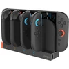 iPega SW2185 Charger Dock for JoyCon Controllers Nintendo Switch 2 juodos spalvos