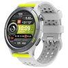 Išmanusis laikrodis Amazfit Cheetah Round, Titano spalvos korpusas su pilkos spalvos dirželiu