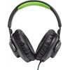 JBL Quantum 100X žaidimų ausinės, Juodos/Žalios spalvos