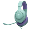 JBL Quantum 100M2 laidinės žaidimų ausinės su mikrofonu, Violetinės ir elektrinės spalvos