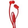 Į ausis įkišamos ausinės su mikrofonu JBL Tune T160, Raudonos