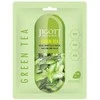 Jigott Žalias Tea Real Ampoule Mask - lakštinė veido kaukė su žaliosios arbatos ekstraktu, 27 ml