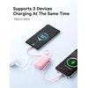 „Joyroom JR-PR2L“ 10000mAh 35W išorinė baterija su integruotu ištraukiamu USB-C laidu ir USB-C virvele - Mėlyna