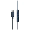 JVC, HA-S33UC-AU, mėlynos sp. dinaminės ausinės, mikrofonas