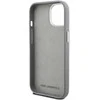 Karl Lagerfeld Grained PU K&CH Heads dėklas skirtas Apple iPhone 15 pilkos spalvos