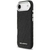Karl Lagerfeld Grained PU Repeated Logo MagSafe dėklas skirtas Apple iPhone Air juodos spalvos