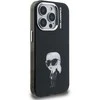 Karl Lagerfeld IML Aquarelle Karl dėklas Apple iPhone 15 Pro Max juodos spalvos