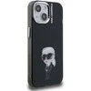 Karl Lagerfeld IML Aquarelle Karl dėklas Apple iPhone 15 juodos spalvos