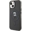 Karl Lagerfeld KLHMP15SHFCKNOK Apple iPhone 15/ 14 / 13 6.1″ juodos spalvos kietas dėklas IML Ikonik MagSafe