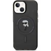 Karl Lagerfeld KLHMP15SHFCKNOK Apple iPhone 15/ 14 / 13 6.1″ juodos spalvos kietas dėklas IML Ikonik MagSafe