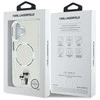 Karl Lagerfeld IML Karl and Choupette MagSafe Apple iPhone 16 dėklas telefonui skaidrus