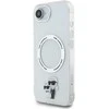 Karl Lagerfeld IML Karl and Choupette MagSafe dėklas skirtas Apple iPhone 16e skaidrus