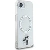 Karl Lagerfeld IML Karl and Choupette MagSafe dėklas skirtas Apple iPhone 16e skaidrus