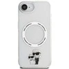 Karl Lagerfeld IML Karl and Choupette MagSafe dėklas skirtas Apple iPhone 16e skaidrus