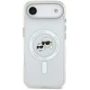 Karl Lagerfeld IML K&CH Heads Metal Frame MagSafe dėklas skirtas Apple iPhone Air skaidrus