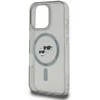 Karl Lagerfeld IML K&amp;CH Heads Metal Frame MagSafe Apple iPhone 16 Pro Max dėklas telefonui juodos spalvos