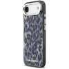 Karl Lagerfeld IML Leopard MagSafe dėklas skirtas Apple iPhone Air pilkos spalvos