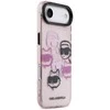Karl Lagerfeld IML Multi K&CH Heads dėklas skirtas Apple iPhone Air Rožinė