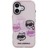 Karl Lagerfeld IML Multi K&CH Heads dėklas skirtas Apple iPhone 17 Rožinė