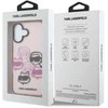 Karl Lagerfeld IML Multi K&CH Heads dėklas skirtas Apple iPhone 17 Rožinė