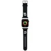 Apyrankė Apple Watch 4 / 5 / 6 / 7 / 8 / SE (38 / 40 / 41 MM) Karl Lagerfeld 3D Rubber Karl&Choupette Heads (KLAWMSLKCNK) juodos spalvos