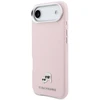 Dėklas Karl Lagerfeld Karl & Choupette Head Pins Saffiano MagSafe iPhone Air Case - Rožinė