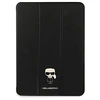 Karl Lagerfeld KLFC12OKMK Apple iPad 12.9″ Pro 2021 Book Cover juodos spalvos Saffiano Karl Iconic