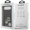 Karl Lagerfeld Liquid Silicone K&CH Sketch MagSafe dėklas skirtas Apple iPhone 17 Air juodos spalvos