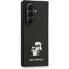 Karl Lagerfeld PU Saffiano Karl and Choupette dėklas skirtas Samsung Galaxy Z Fold 7 juodos spalvos