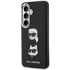 Dėklas Karl Lagerfeld Saffiano Double Heads Metal Samsung Galaxy S26 juodos spalvos