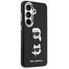 Dėklas Karl Lagerfeld Saffiano Double Heads Metal Samsung Galaxy S26 juodos spalvos