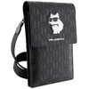 Karl Lagerfeld krepšys Saffiano Monogram Choupette (KLWBSAKHPCK) juodos spalvos