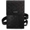 Karl Lagerfeld krepšys Monogram Plate (KLWBSAMSMK) juodos spalvos