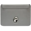Karl Lagerfeld Dėklas kompiuteriui KLCS14SAKCPMG 14″ sidabro spalvos Saffiano Karl&Choupette