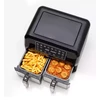 Kenwood HFM20.000MB gruzdintuvė Dviguba 8 l Atskirai stovinti 1700 W karšto oro gruzdintuvė Juodas