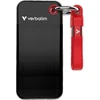 Kietasis diskas Dysk Zewnętrzny Verbatim Pocket SSD 512GB - Pakabutis do kluczy su kablem USB-C 3.2 gen.2 juodai-raudonas 32284