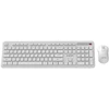 Gembird KBS-WPS-01 Slim Pro Business wireless desktop set, baltas, US išdėstymas
