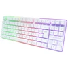 Klaviatūra Mars Gaming MCPWTKLWUS Klaviatūros ir pelės rinkinys RF belaidė + USB QWERTY US International / baltas