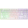 Klaviatūra Mars Gaming MCPWTKLWUS Klaviatūros ir pelės rinkinys RF belaidė + USB QWERTY US International / baltas