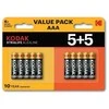 Kodak XTRALIFE Alkaline AAA / 1.5V Baterija (10pcs)